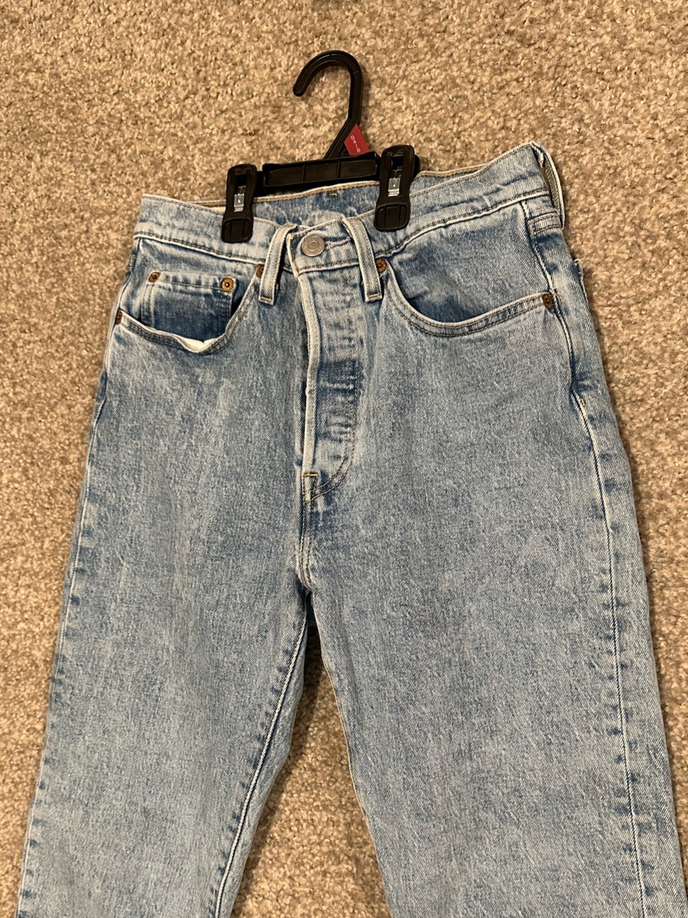 Levi's Women’s 501 Light Blue Straight Leg Jeans